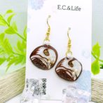 アンパンの切り絵イヤーアクセサリー