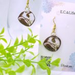 アンパンの切り絵イヤーアクセサリー