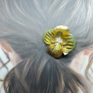 才に輝く財源の花[ヘアクリップ]