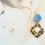 冬景色菱型中着画