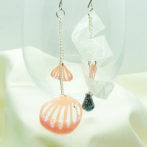 切り絵花弁薄桃