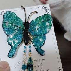 つまみ細工とのコラボ作品制作過程