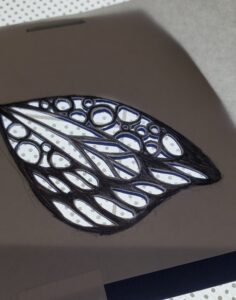 切り絵切り方蝶々