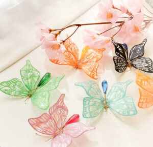 切り絵かんざし