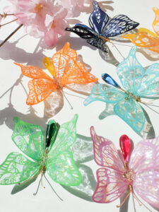 切り絵蝶々