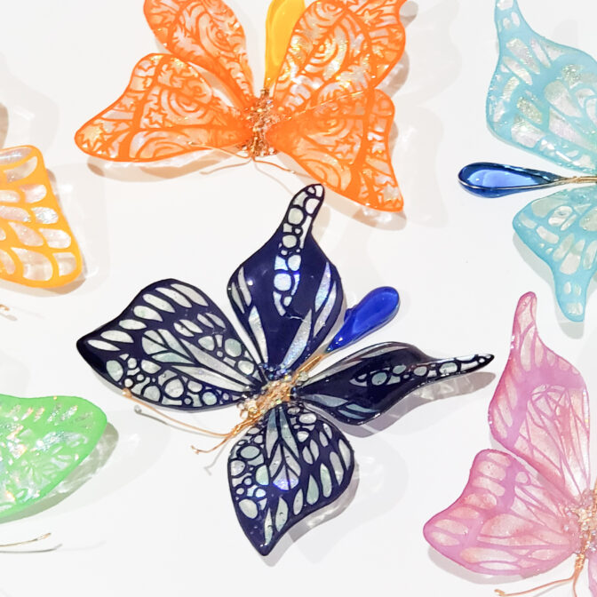 切り絵蝶々