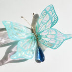 蝶々切り絵空色