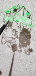 フシギダネの切り絵 影