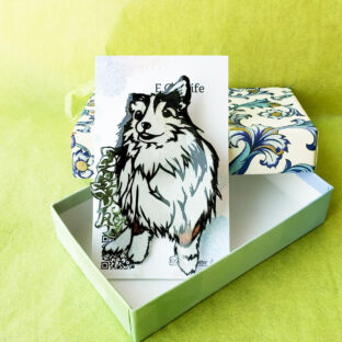 【切り絵レジン】うちの子オーダー　ブローチ